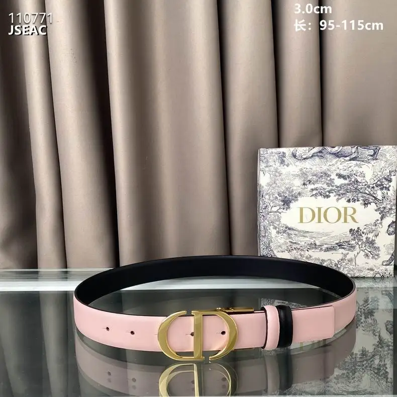 Dior Belt 30mmX95-115cm 8L08